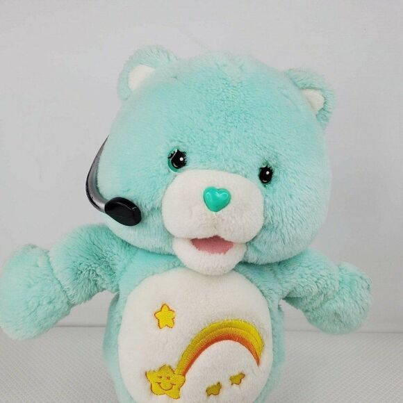 Care Bears Wish Bear Let's Get Physical Exercise Workout Bear Sings Dances - Picture 2 of 10